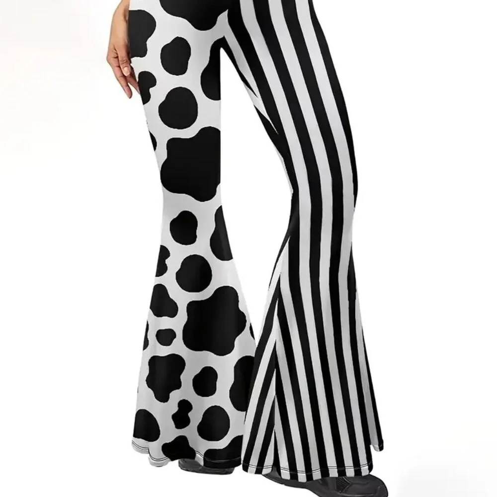 SexyHigh-Waisted Flare Pants (Size: XL-L) - Picture 2 of 4